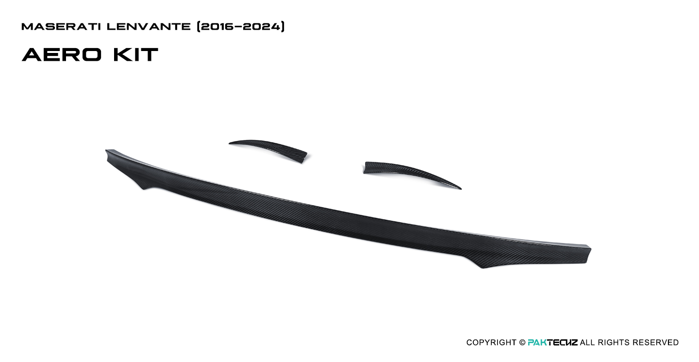 Maserati Levante Paktechz Design Carbon Fiber Rear Spoiler