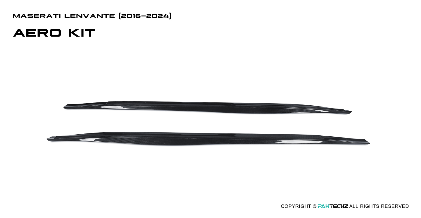 Maserati Levante Paktechz Design Carbon Fiber Side Skirts