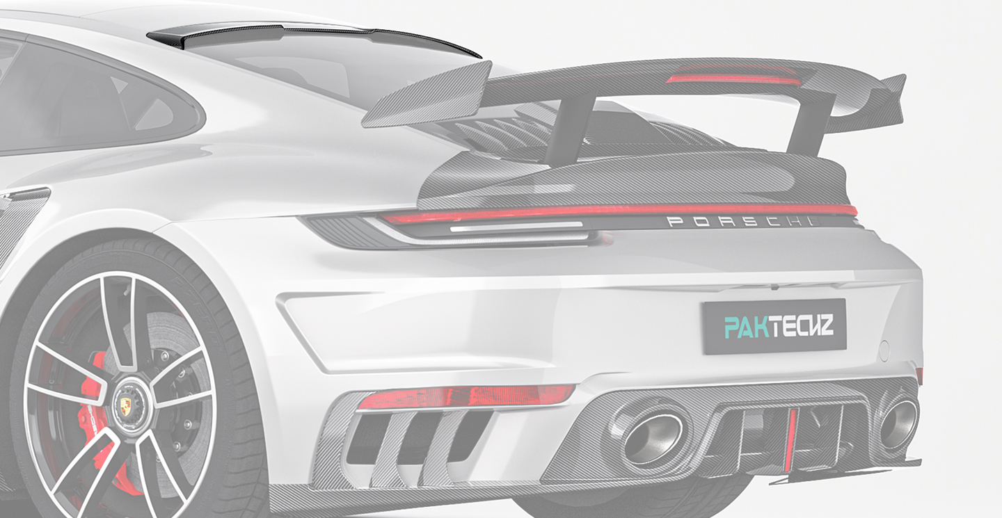 保时捷 992 Turbo S Paktechz 款碳纤维顶翼