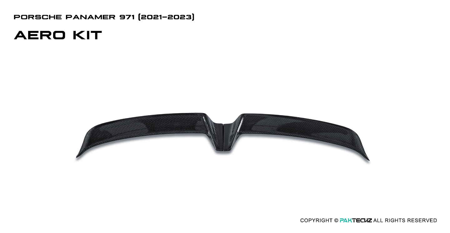 Porsche Panamera Paktechz Design Carbon Fiber Rear Spoiler
