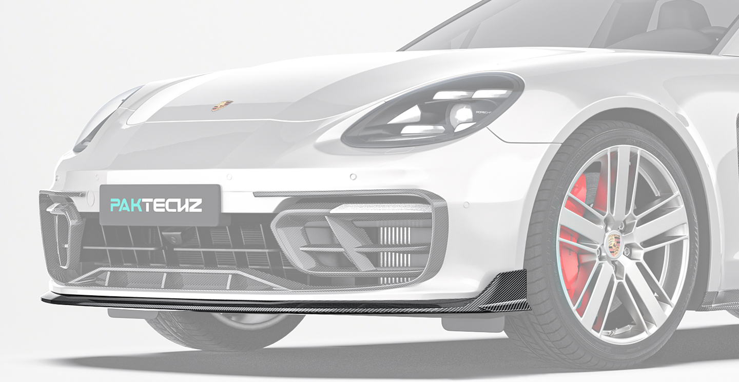 Porsche Panamera Paktechz Design Carbon Fiber Front Lip