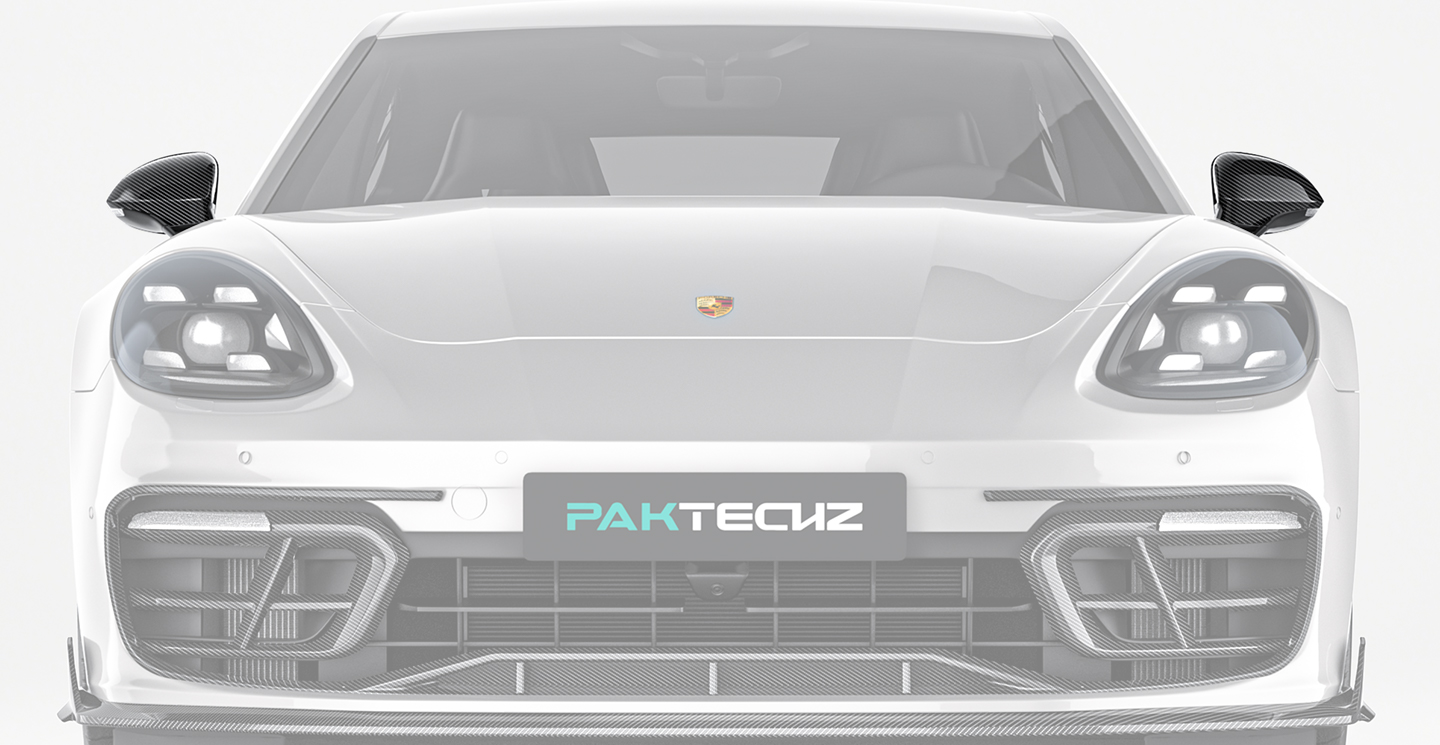 保时捷帕拉梅拉 Paktechz 款碳纤维后视镜壳