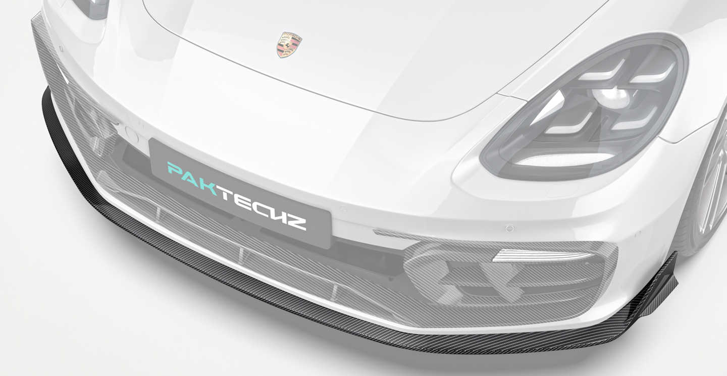 Porsche Panamera Paktechz Design Carbon Fiber Front Lip