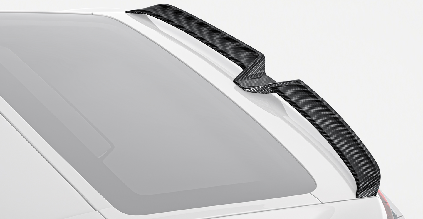 Porsche Panamera Paktechz Design Carbon Fiber Rear Spoiler