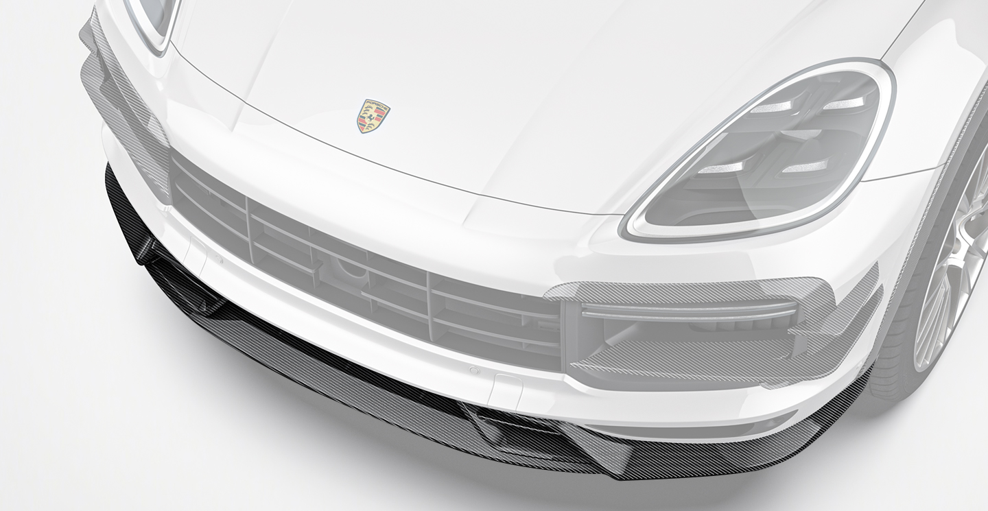 Porsche Cayenne S Paktechz Design Carbon Fiber Front Lip
