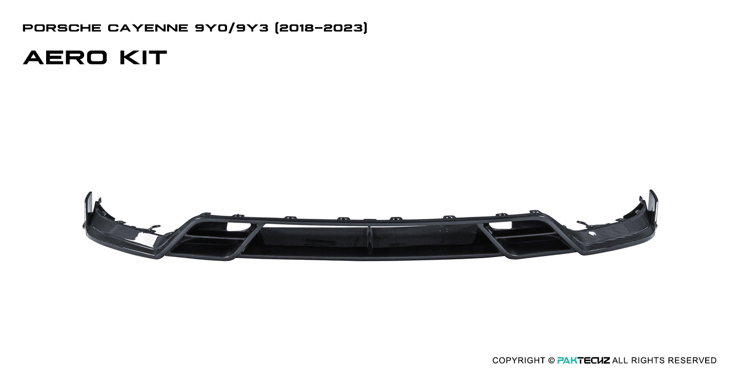 Porsche Cayenne S Paktechz Design Carbon Fiber Front Lip