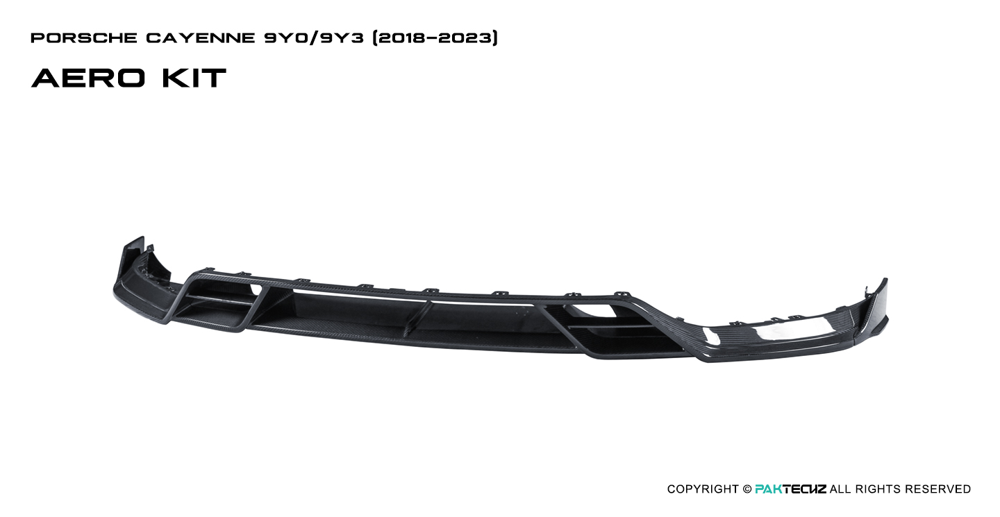 Porsche Cayenne S Paktechz Design Carbon Fiber Front Lip