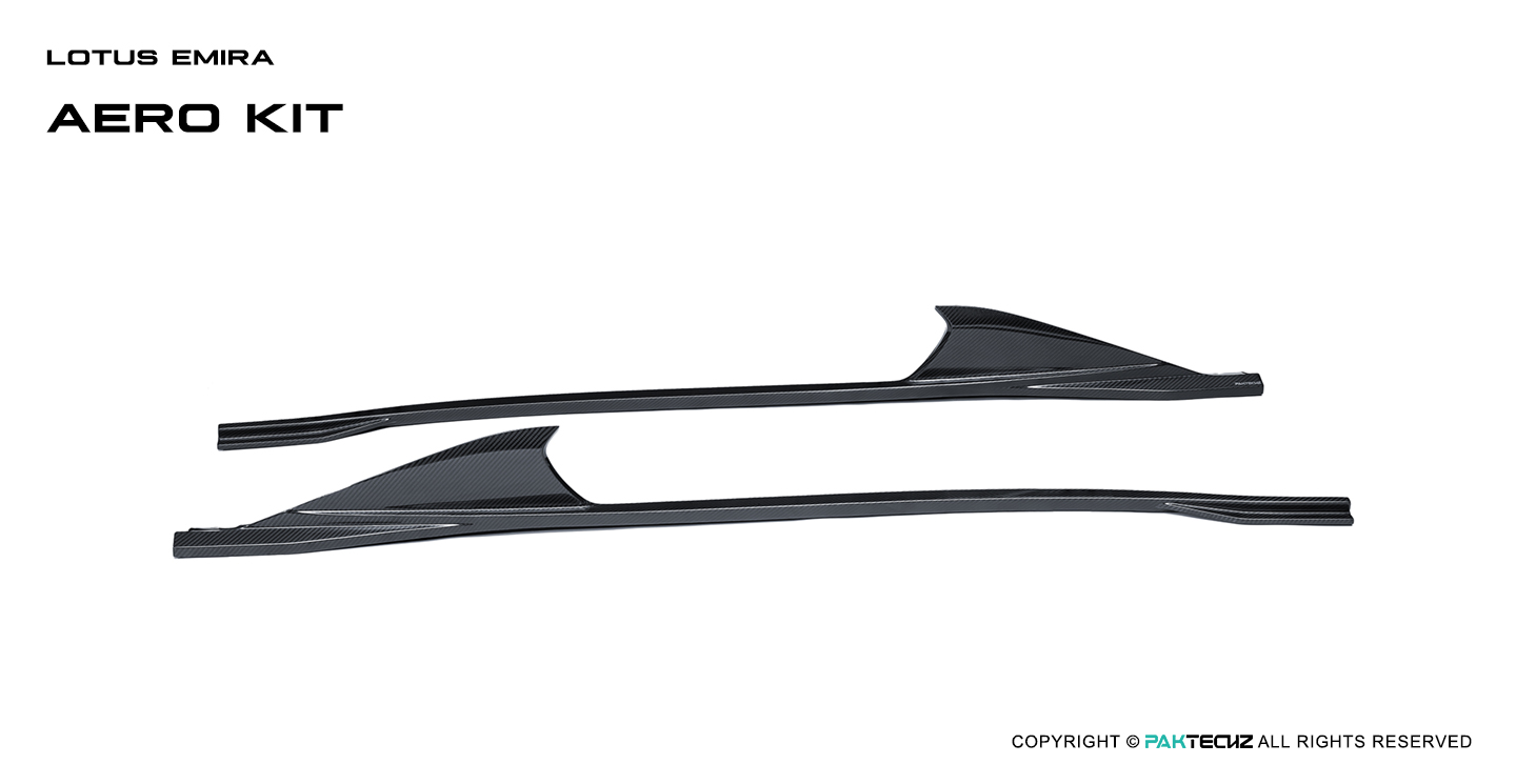 Lotus EMIRA Paktechz Design Carbon Fiber Side Skirts