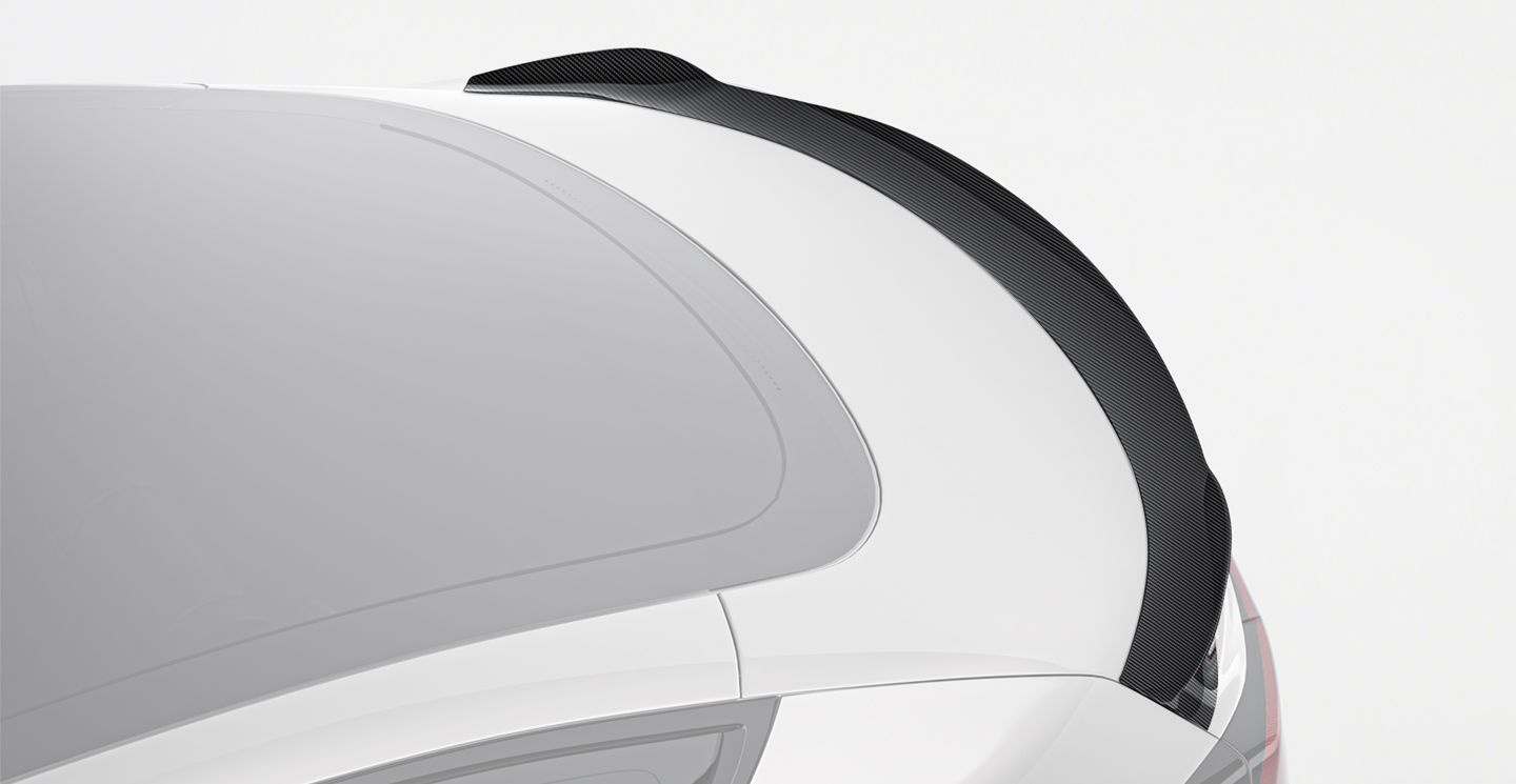 特斯拉 Model 3  Paktechz 款碳纤维尾翼