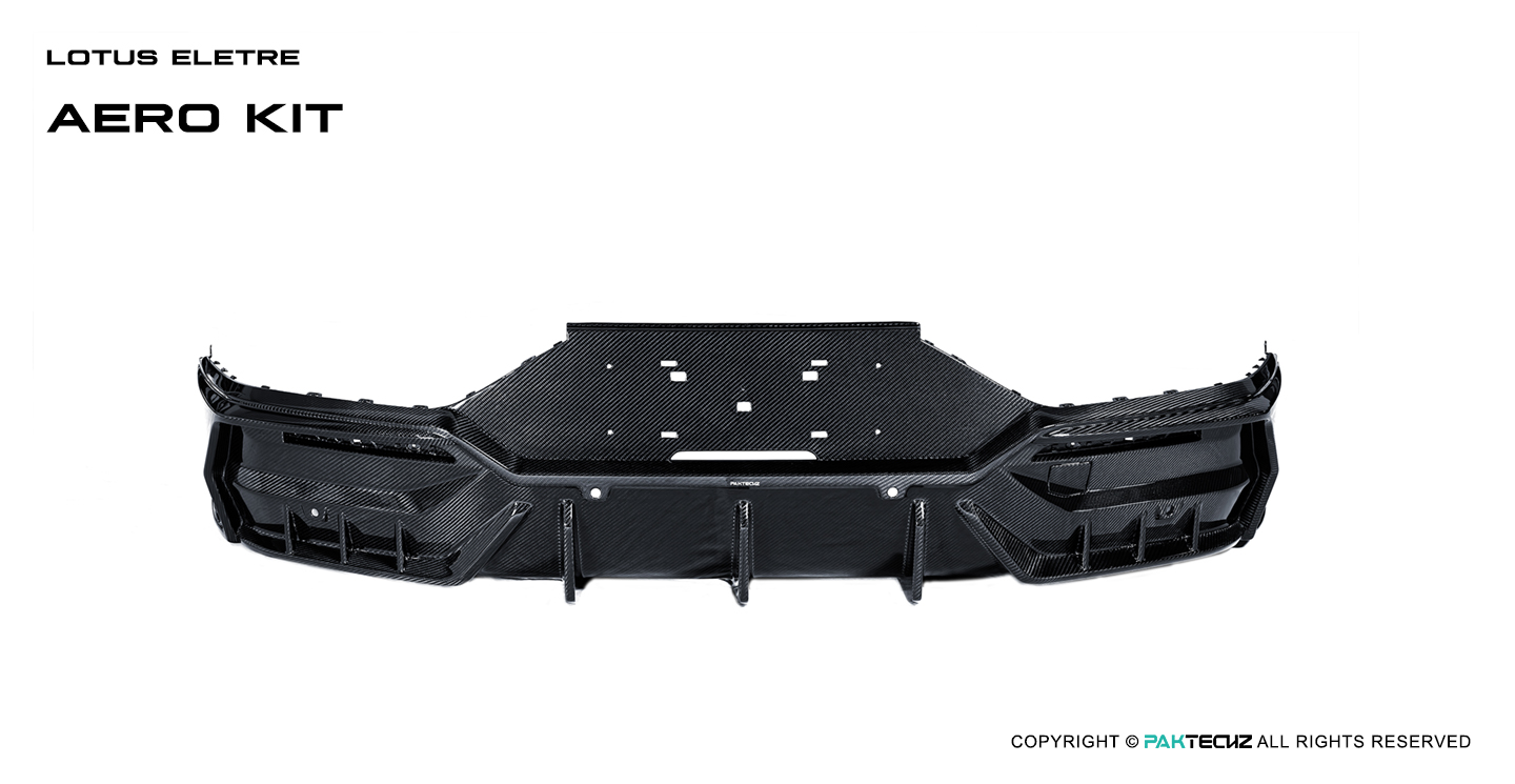 Lotus ELETRE Paktechz Design Carbon Fiber Rear Diffuser