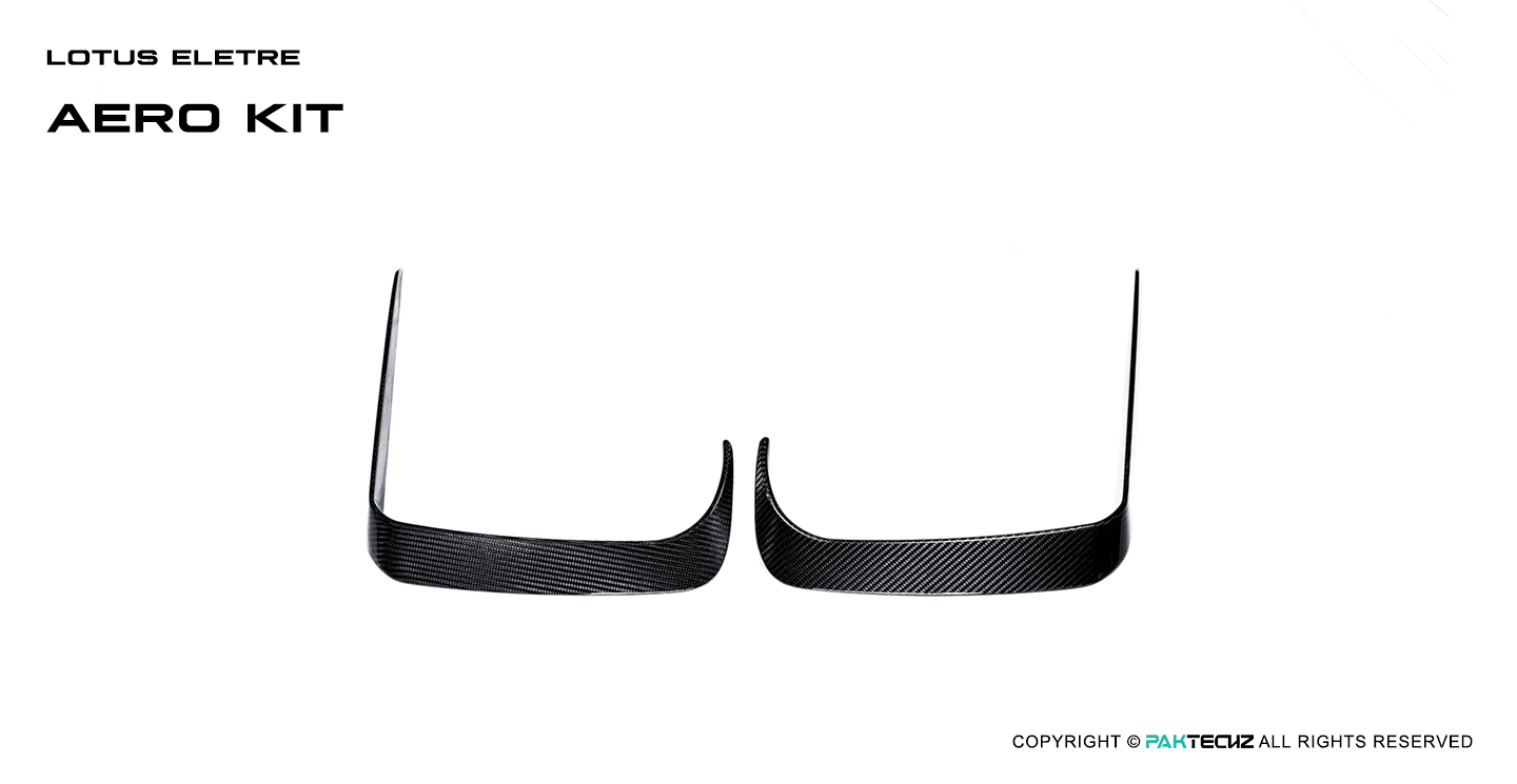 Lotus ELETRE Paktechz Design Carbon Fiber Upper Front Canard