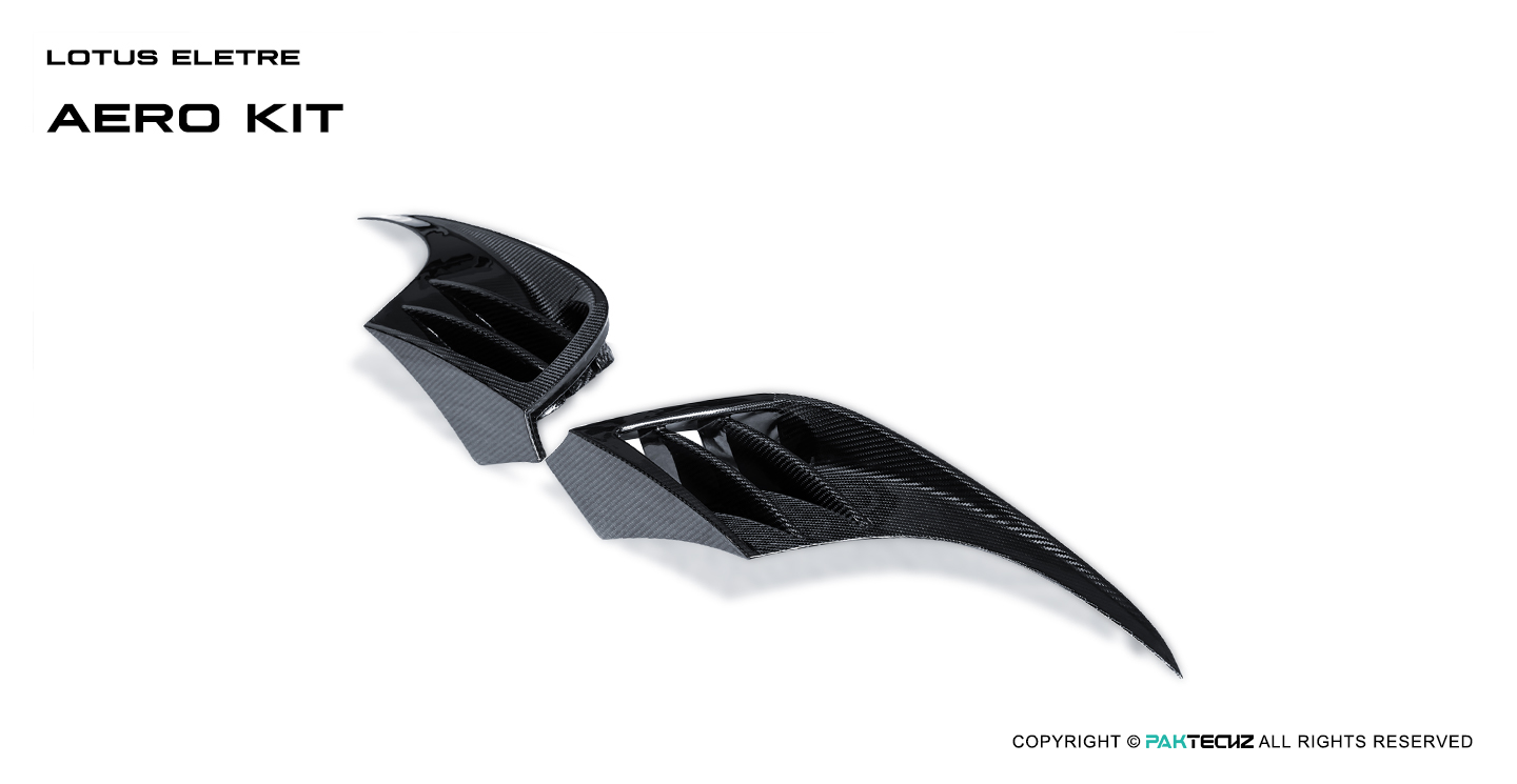 Lotus ELETRE Paktechz Design Carbon Fiber Rear Vent Trim