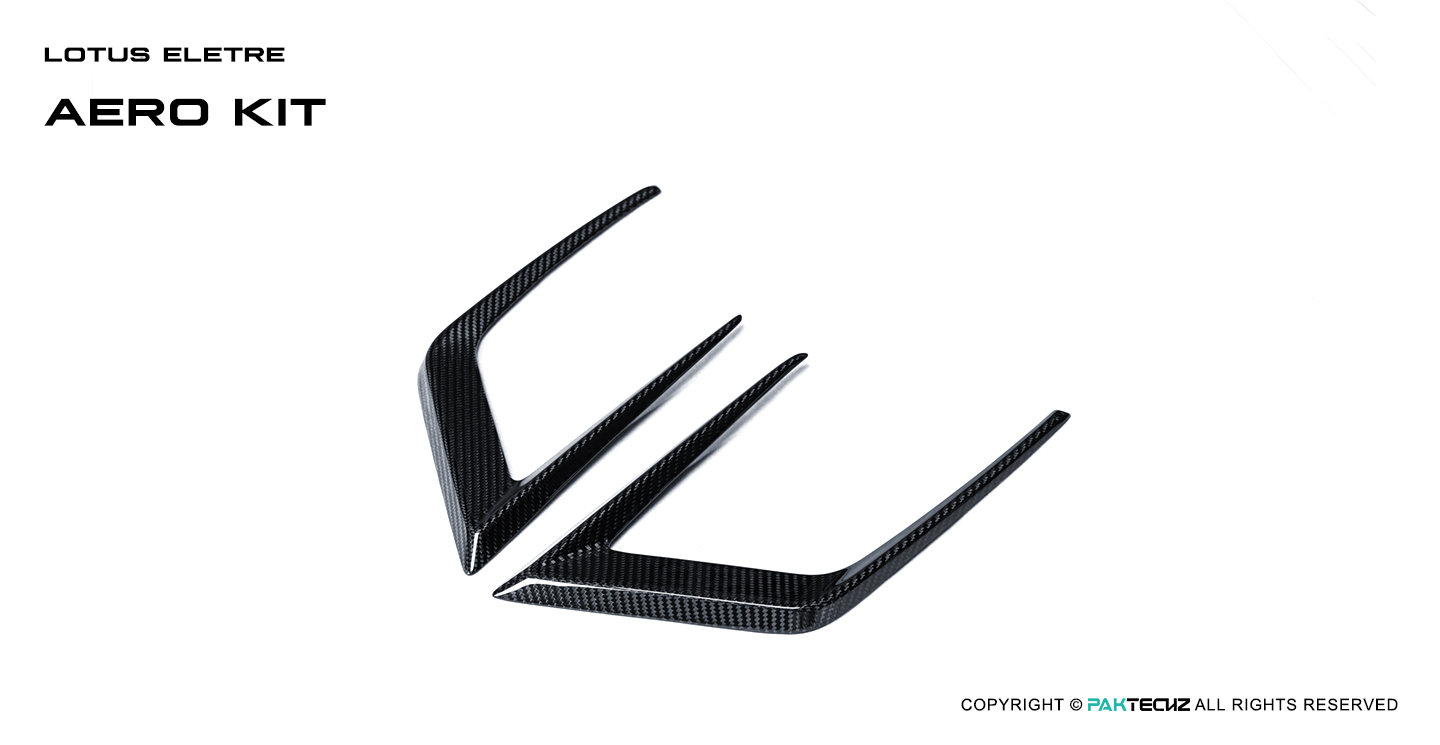 Lotus ELETRE Paktechz Design Carbon Fiber Lower Front Canard