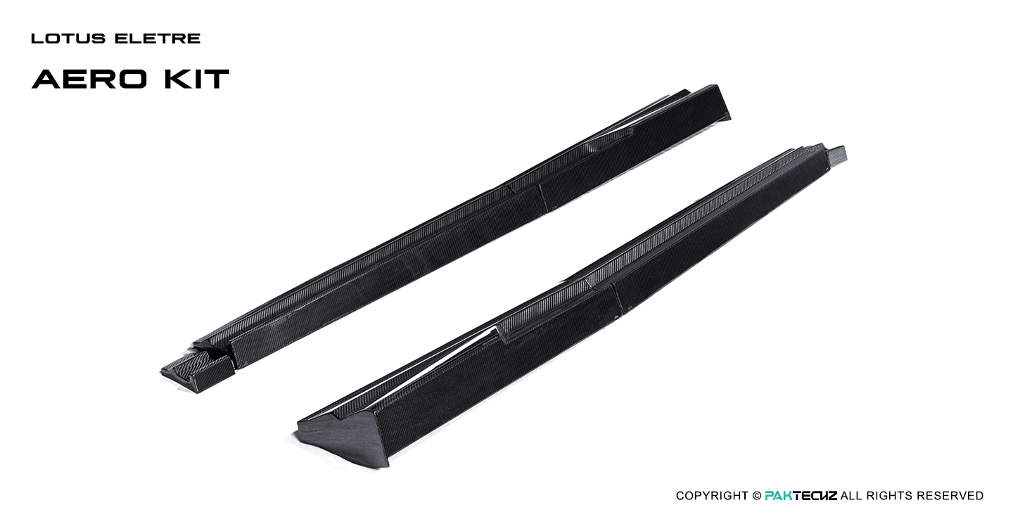 Lotus ELETRE Paktechz Design Carbon Fiber Side Skirt