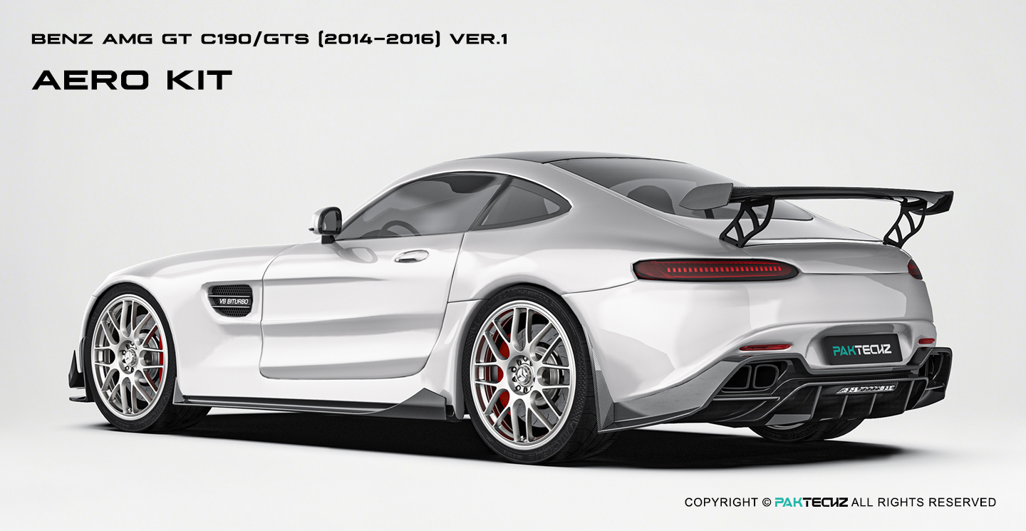 Benz AMG GT/GTS C190 VER.1 (2014-2016) Paktechz Aerodynamics kit