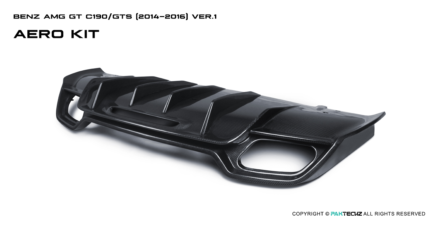 BENZ AMG GT Paktechz Rear Diffuser