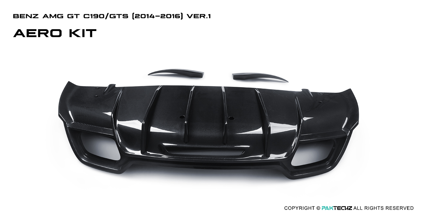 BENZ AMG GT Paktechz Rear Diffuser