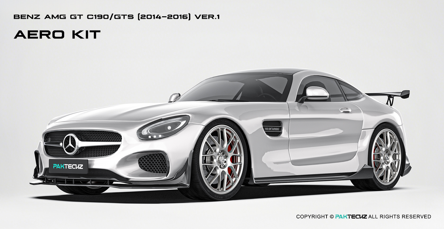 Benz AMG GT/GTS C190 VER.1 (2014-2016) Paktechz Aerodynamics kit