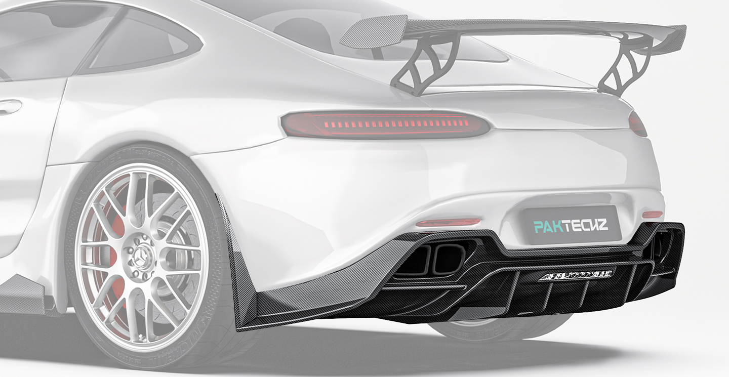 BENZ AMG GT Paktechz Rear Diffuser