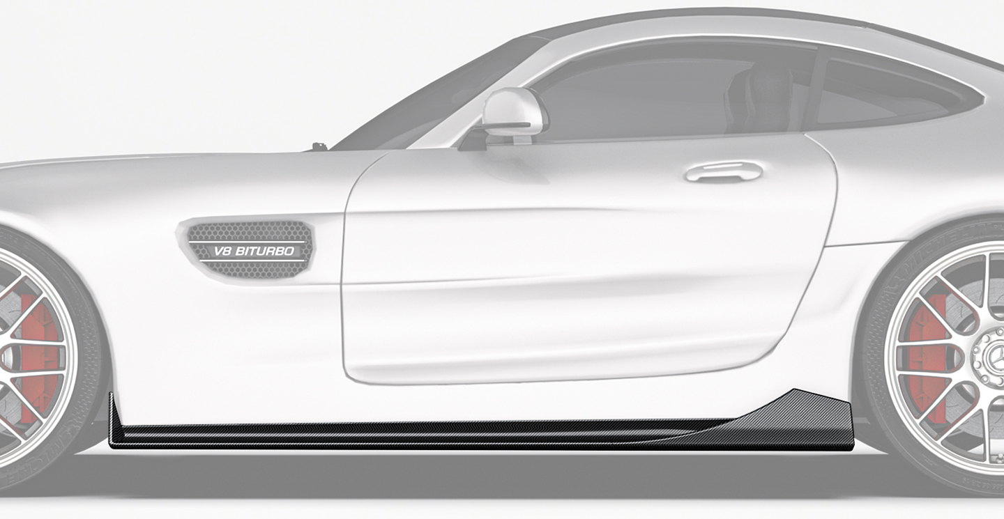 奔驰 AMG GT  Paktechz 款侧裙