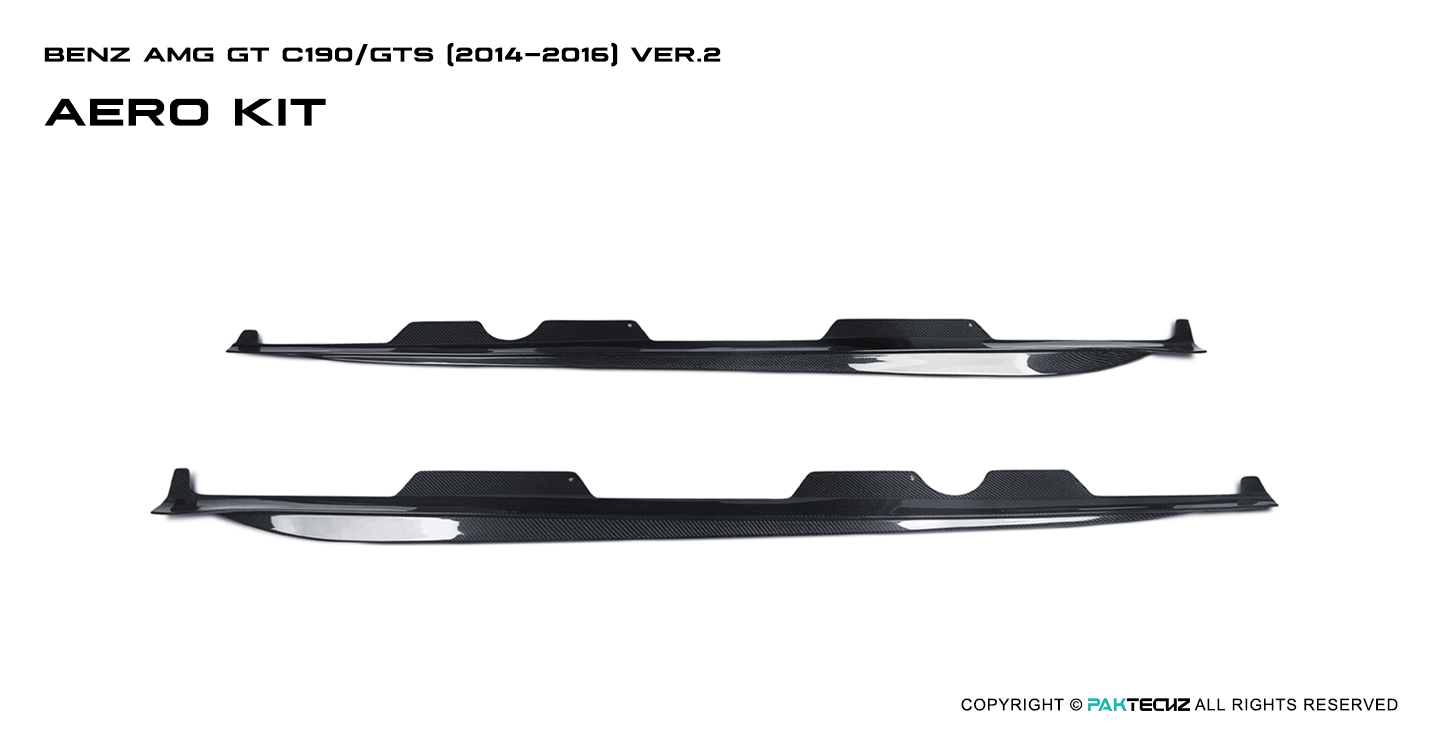 BENZ AMG GT Paktechz VER.2 Side Skirts