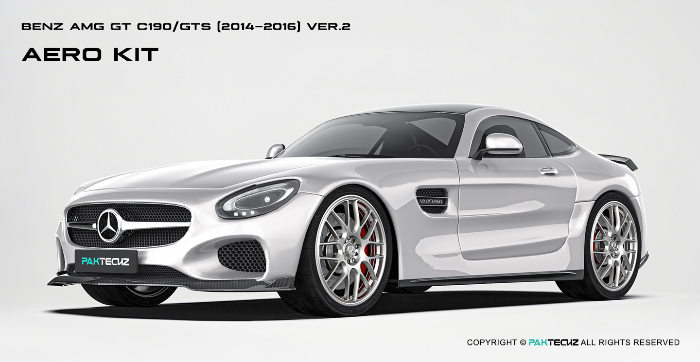 AMG GT/GTS C190 VER.2 (2014-2016) Paktechz VER.2 Aerodynamics Kit