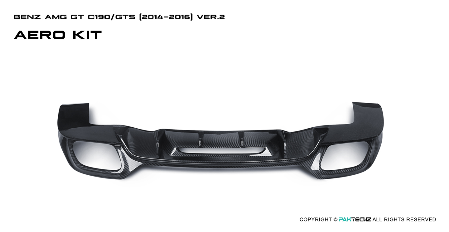 BENZ AMG GT Paktechz VER.2 Rear Diffuser
