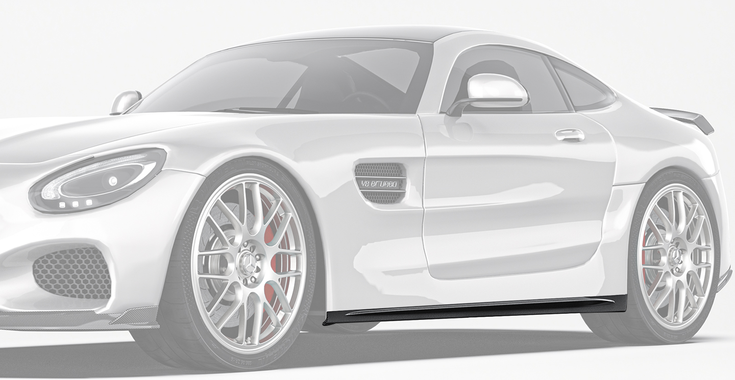 BENZ AMG GT Paktechz VER.2 Side Skirts