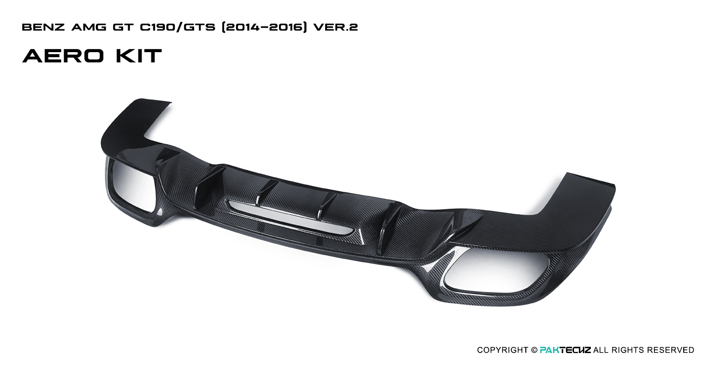 BENZ AMG GT Paktechz VER.2 Rear Diffuser