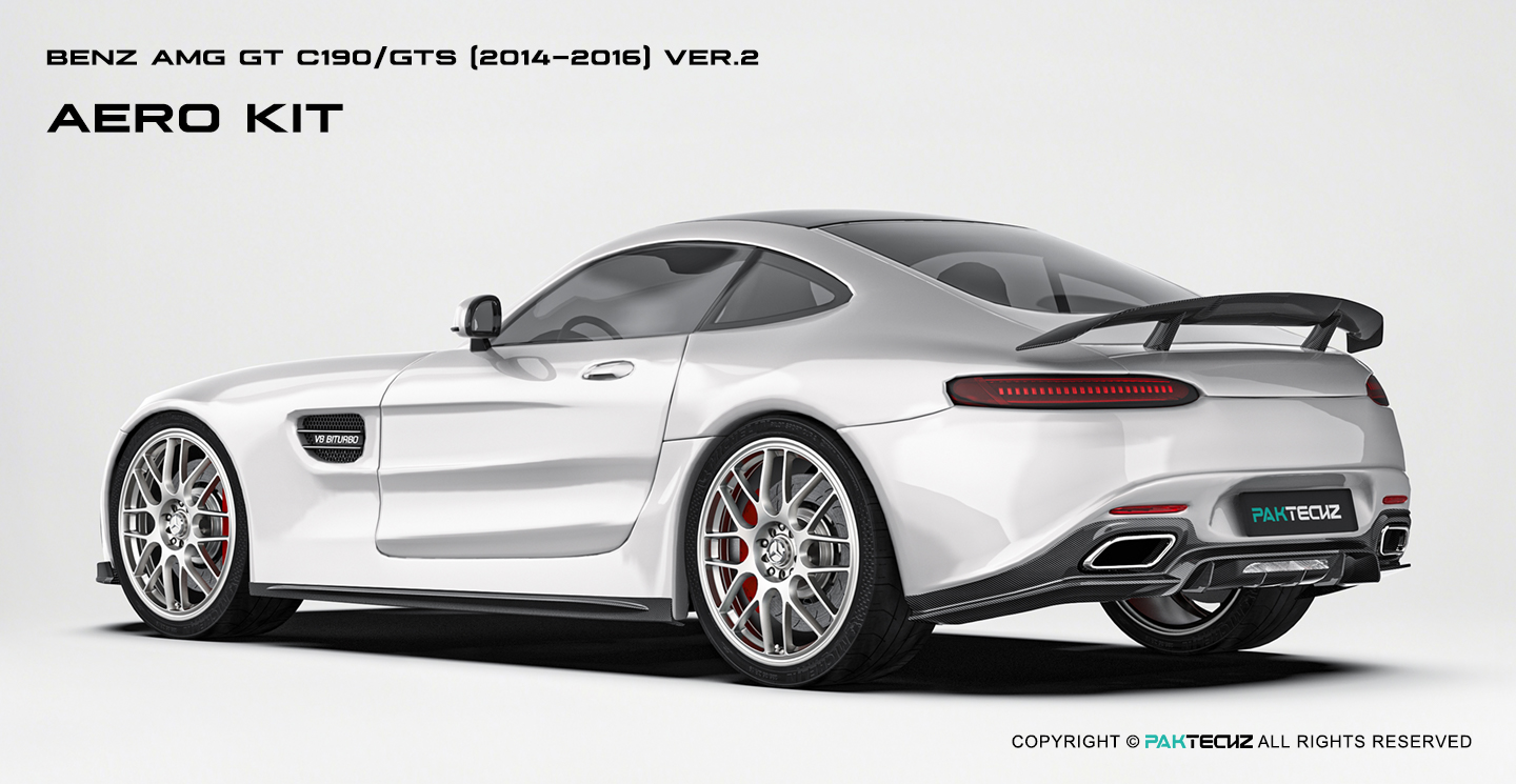AMG GT/GTS C190 VER.2 (2014-2016) Paktechz VER.2 Aerodynamics Kit