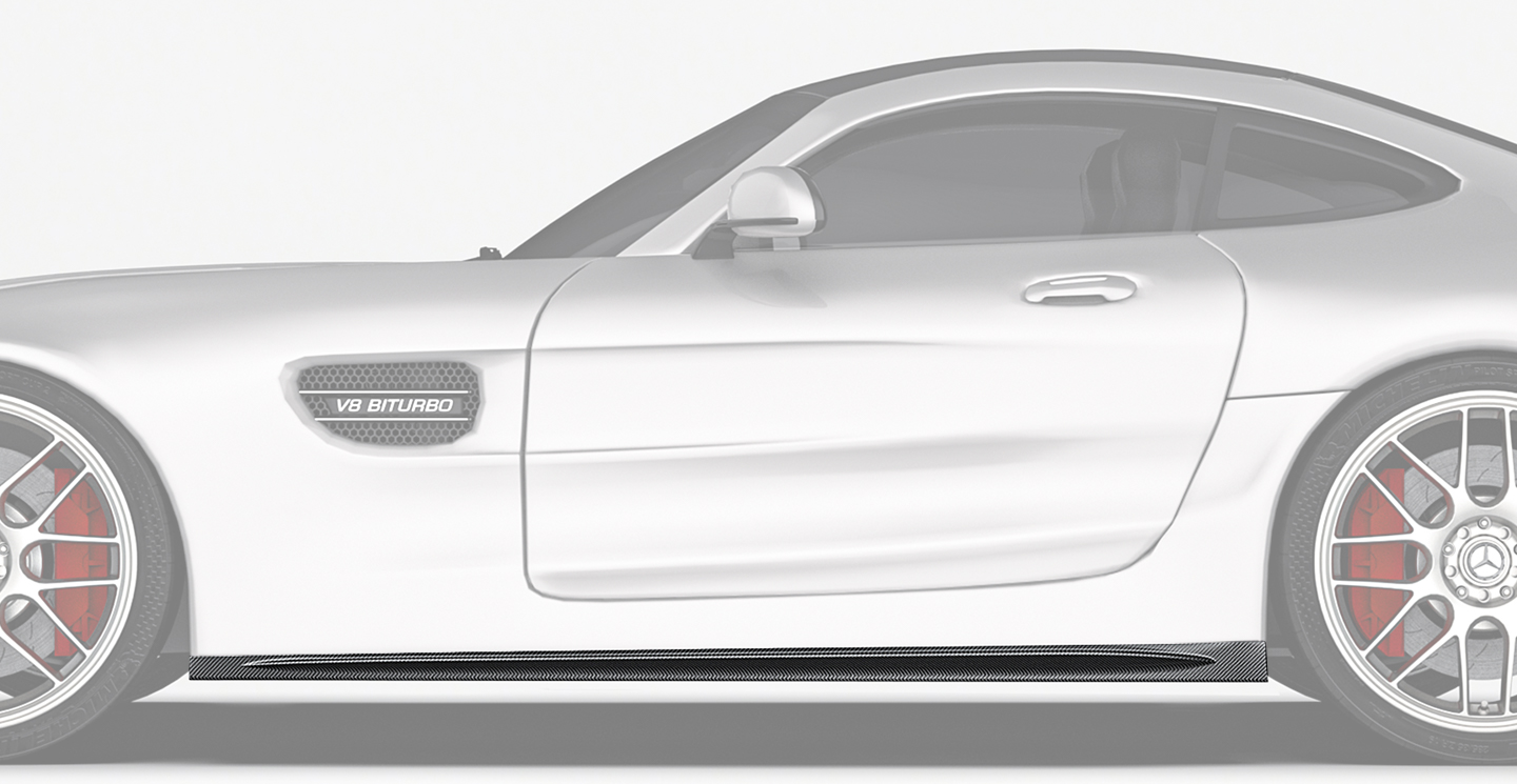 BENZ AMG GT Paktechz VER.2 Side Skirts