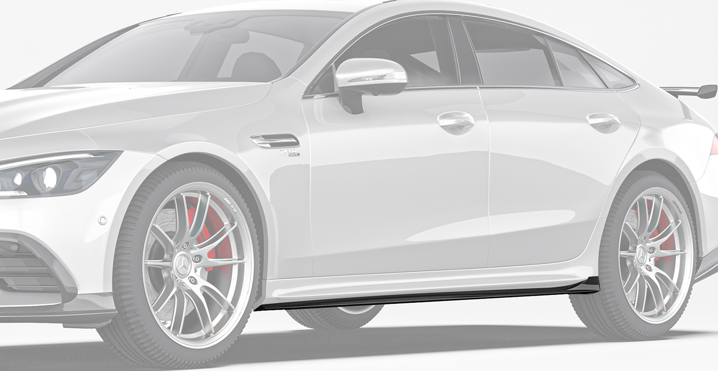 奔驰 AMG GT50 GT53 Paktechz 款碳纤维侧裙