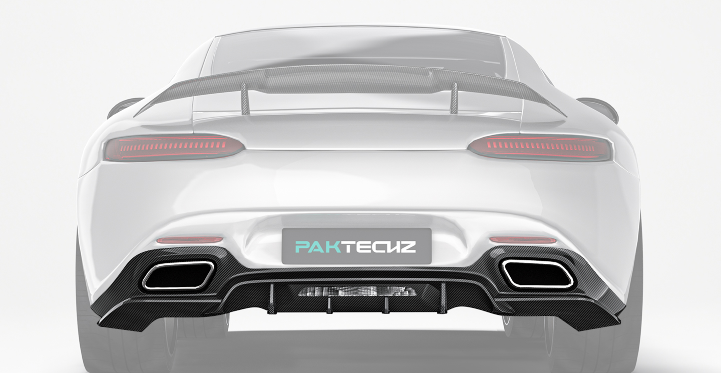 BENZ AMG GT Paktechz VER.2 Rear Diffuser