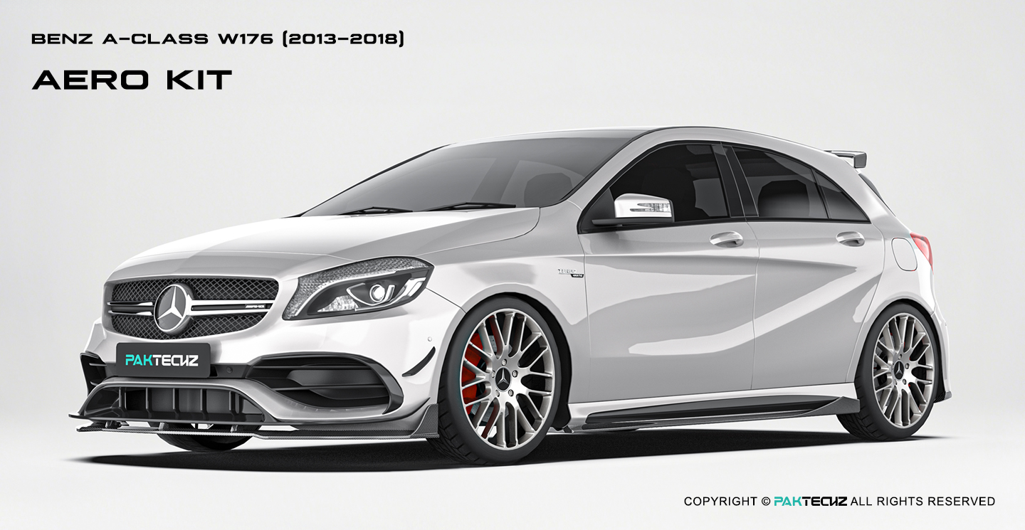 Benz A-Class (W176) Paktechz Aerodynamics kit