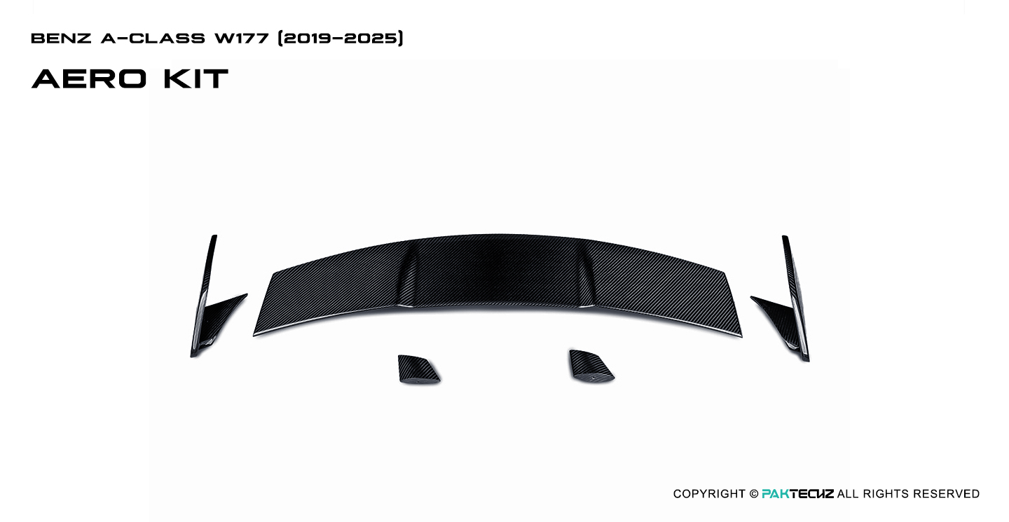 奔驰 A级 (W177) A45 Paktechz 款碳纤维尾翼
