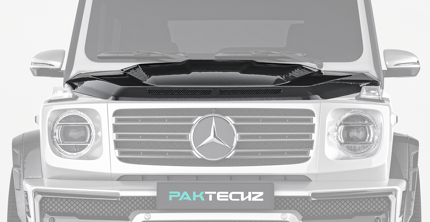 Benz G-Class Paktechz Carbon Fiber Hood Ver.1