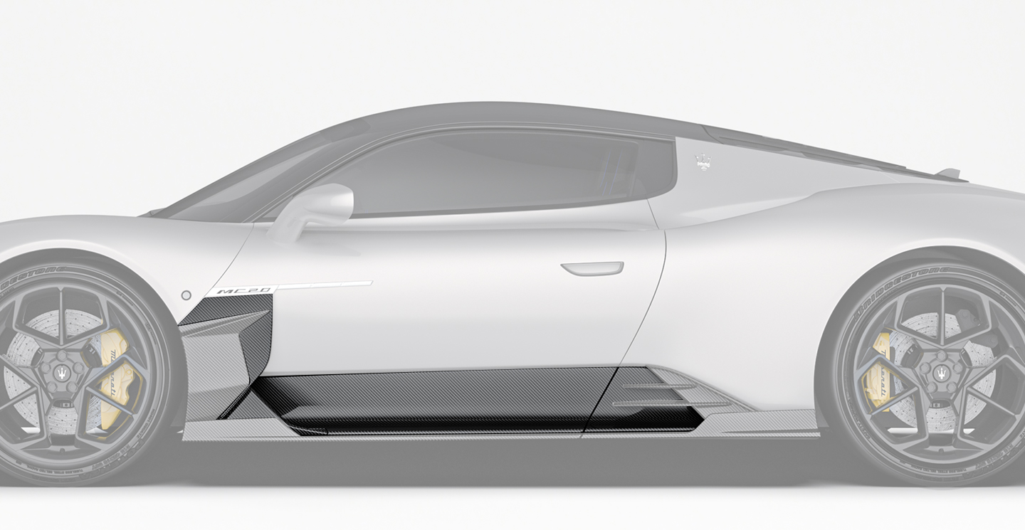 Maserati MC20 Paktechz Side Skirts OEM