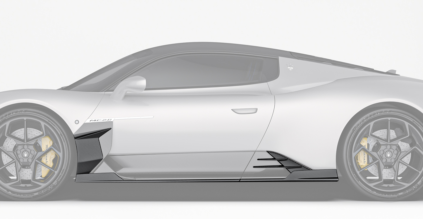 Maserati MC20 Paktechz Side Skirts Ver.2
