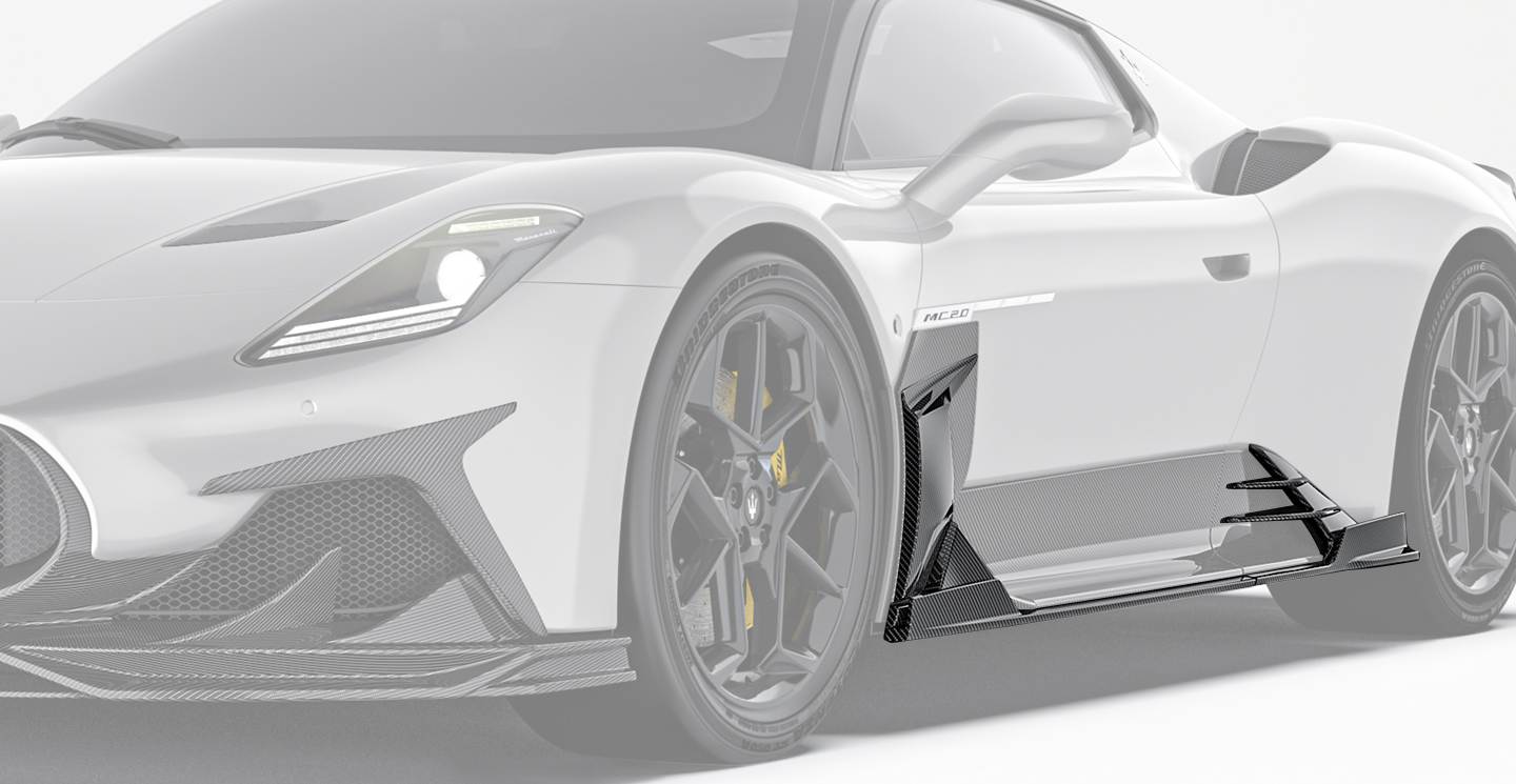 Maserati MC20 Paktechz Side Skirts Ver.2