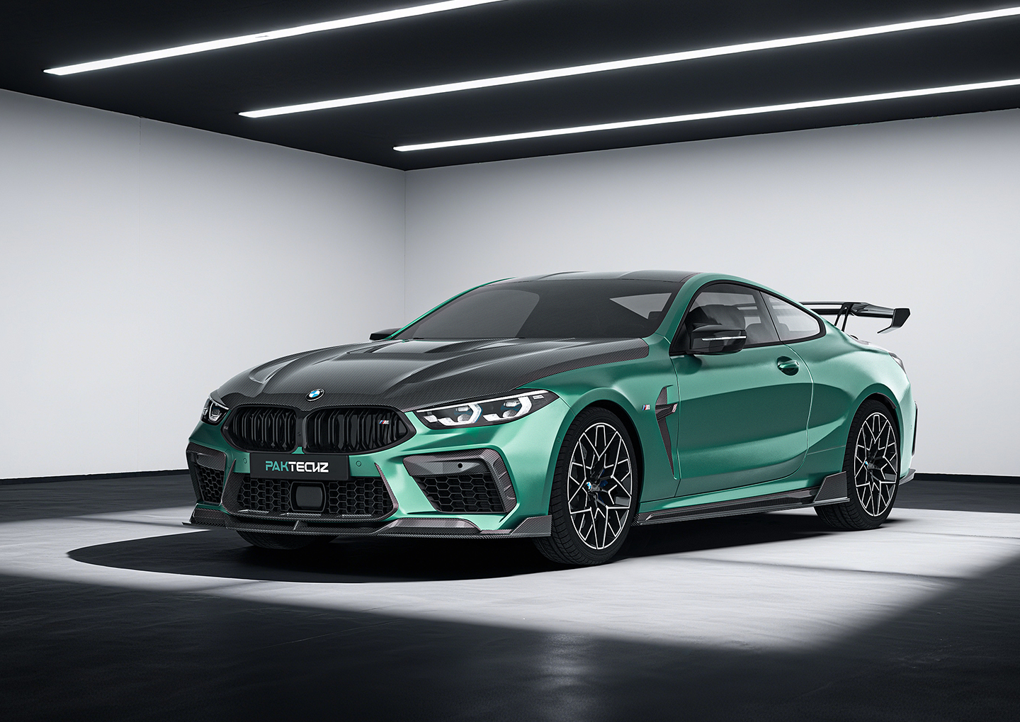 Aerodynamic Advancements for the BMW M8 Using Paktechz's Carbon Fiber Kit