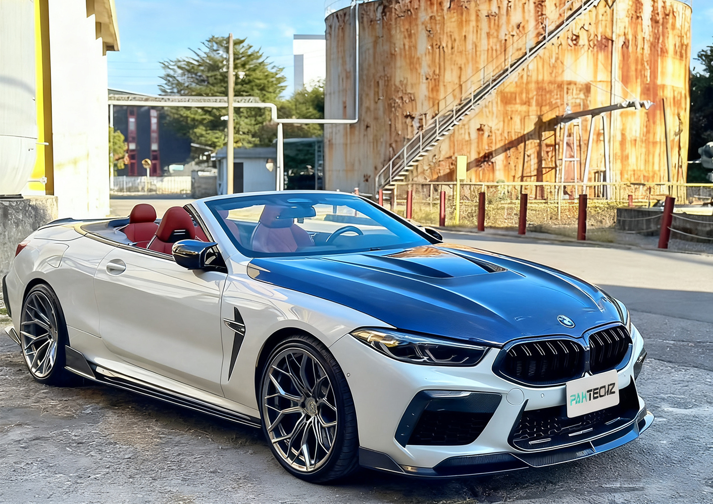 Boost BMW M8 Performance with Paktechz's Carbon Fiber Aerodynamic Body Kit