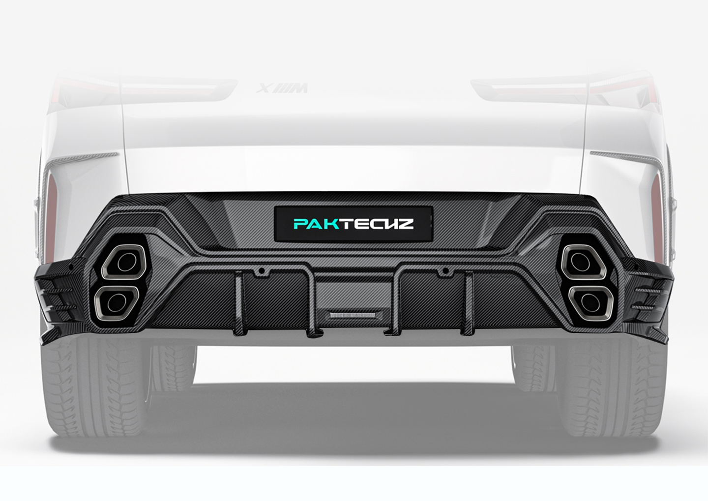 Why Your BMW XM (G09) Needs a Carbon Fiber Rear Diffuser by Paktechz Design