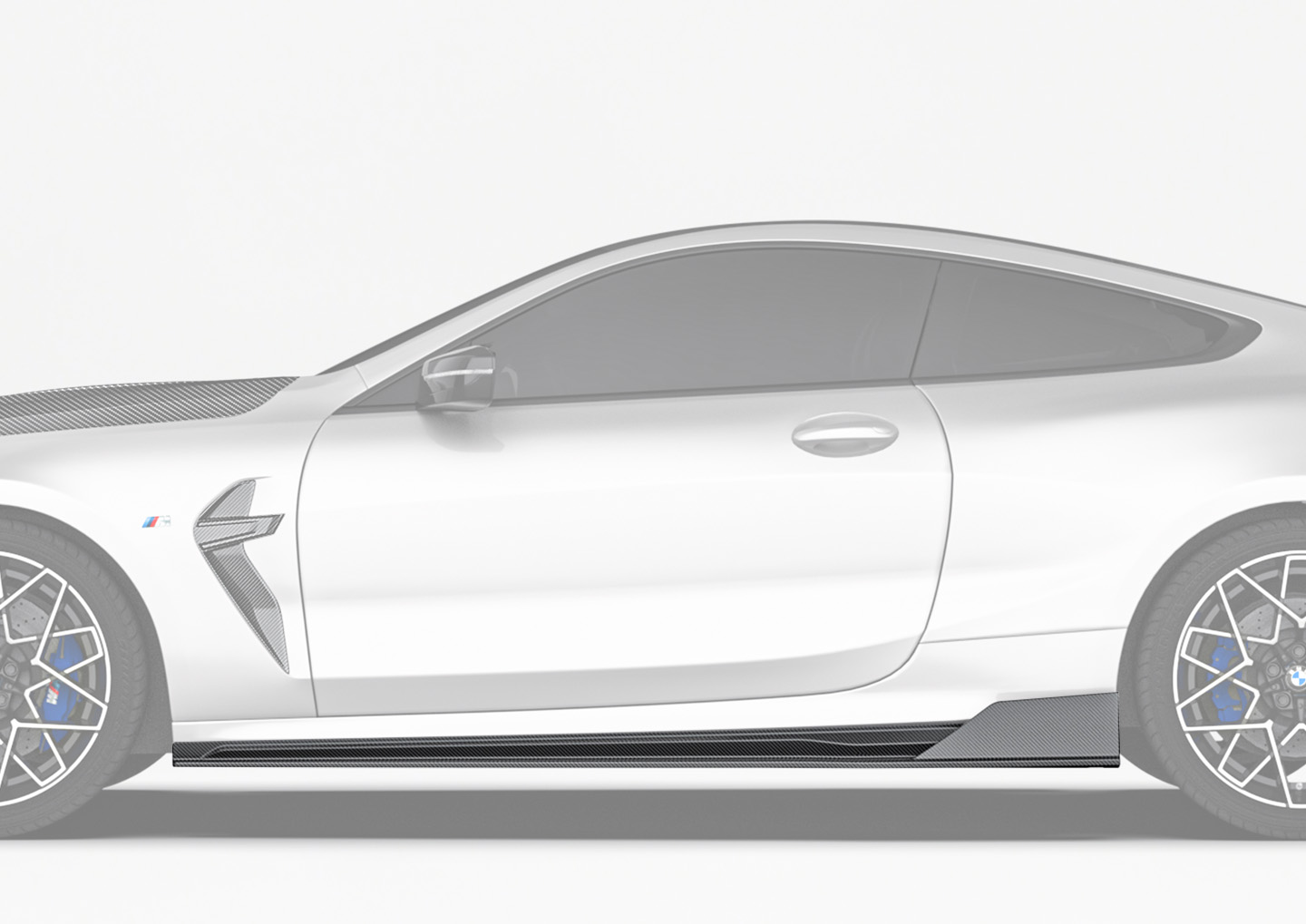 Paktechz Carbon Fiber Side Skirts: The Best Carbon Fiber Design for BMW M8 F91/F92