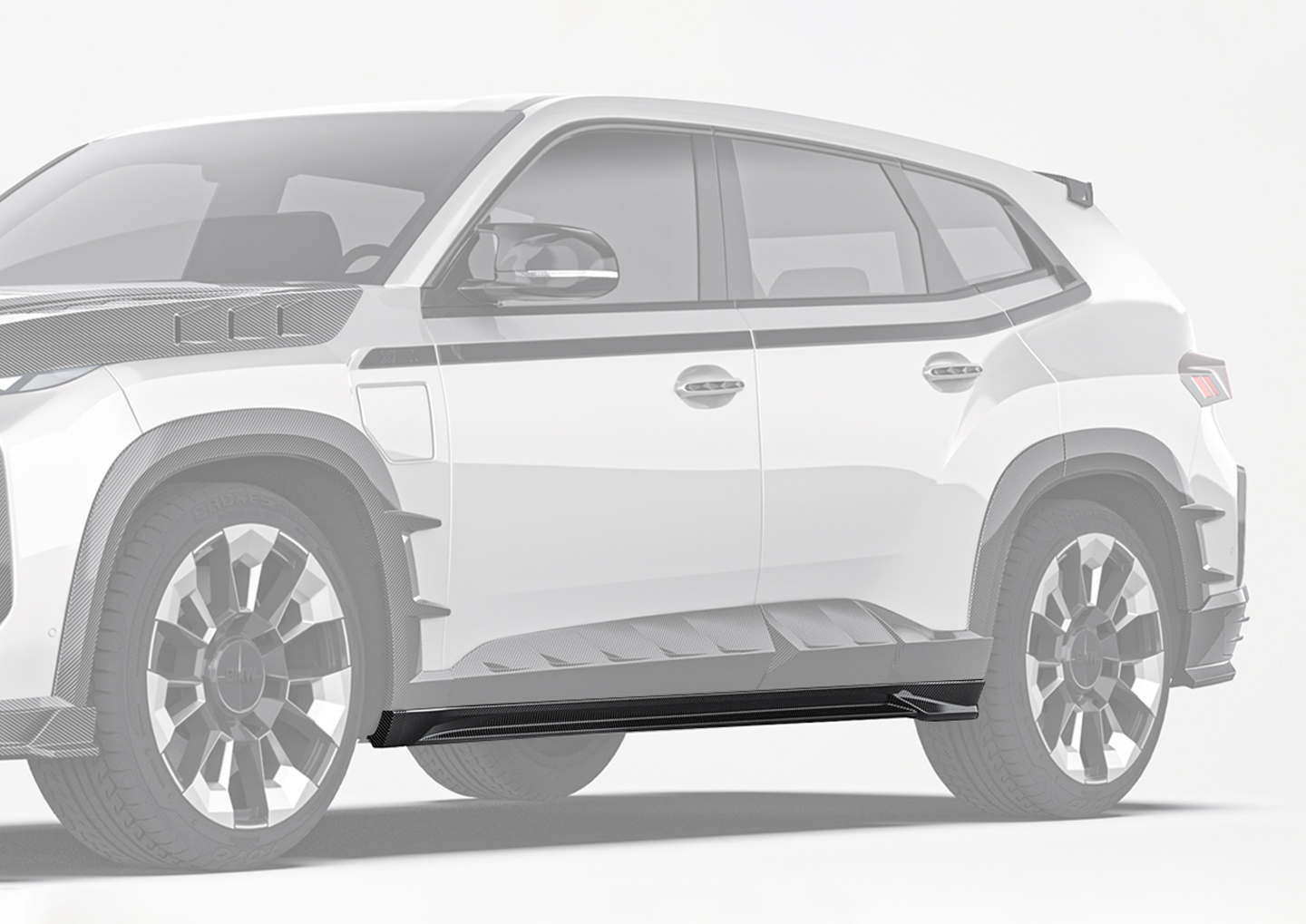 BMW XM (G09) Paktechz Carbon Fiber Side Skirts: Upgrade Aerodynamics