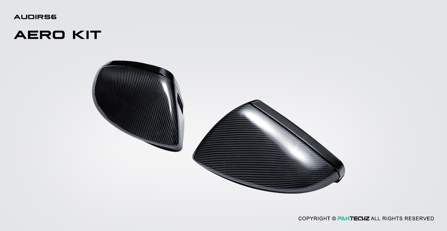 Audi RS6 C8 OEM Style Carbon Fiber Mirror Cover