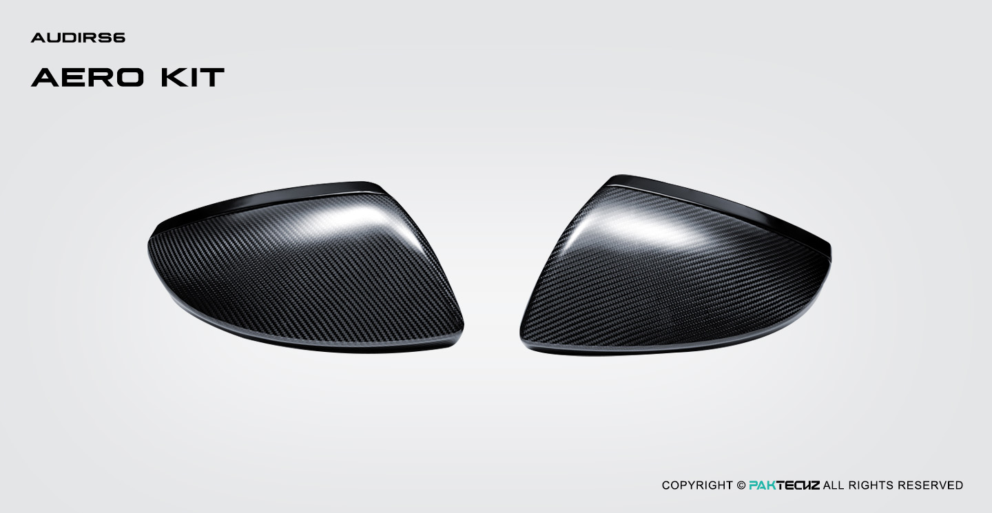 Audi RS6 C8 OEM Style Carbon Fiber Mirror Cover