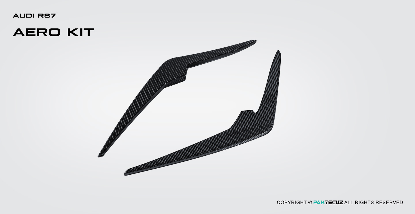 奥迪RS6 C8 Paktechz 款碳纤维前风刀