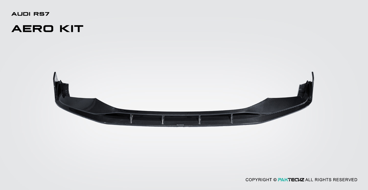 奥迪RS7 C8 Paktechz 款碳纤维前唇
