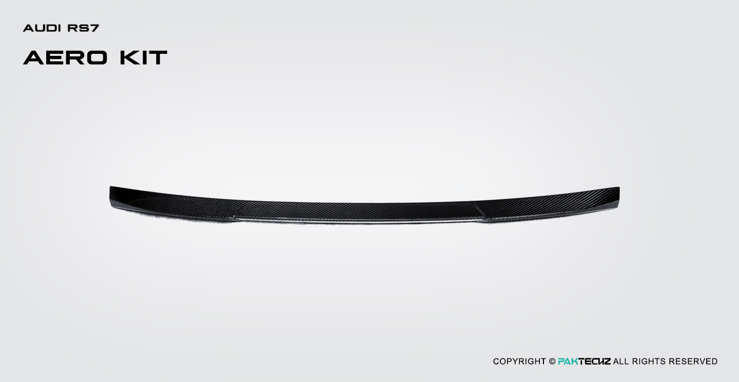 奥迪RS7 C8 Paktechz 款碳纤维尾翼
