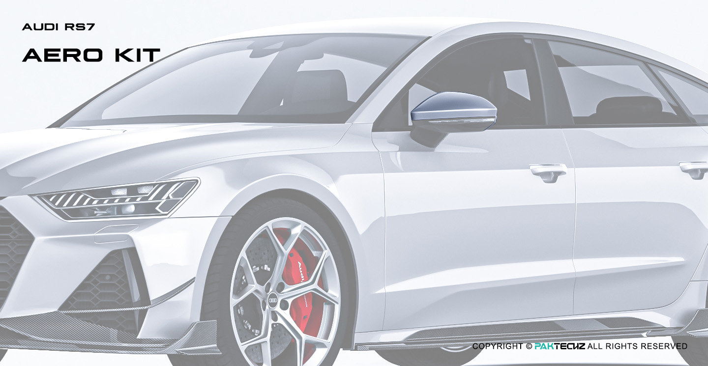 奥迪RS7 C8 OEM 款碳纤维后视镜壳